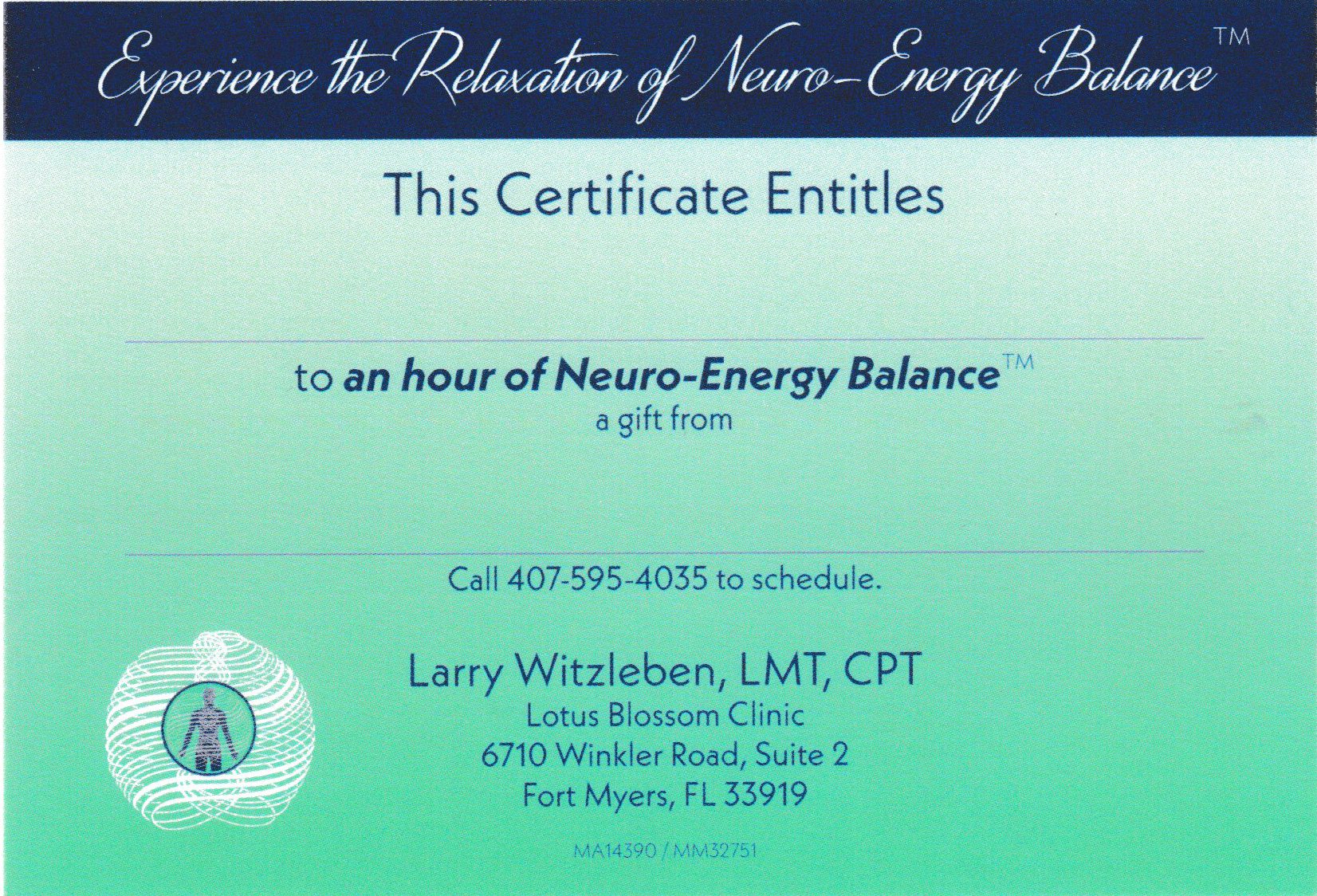 Neuro gift card copy